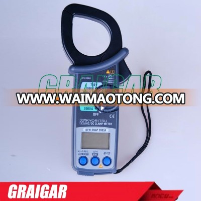 KYORITSU KEW 2003A AC DC Current Voltage Digital Clamp Meters Tester 2000A